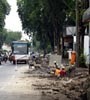 Pembuatan Selokan, Jalan Panglima Sudirman Menyempit